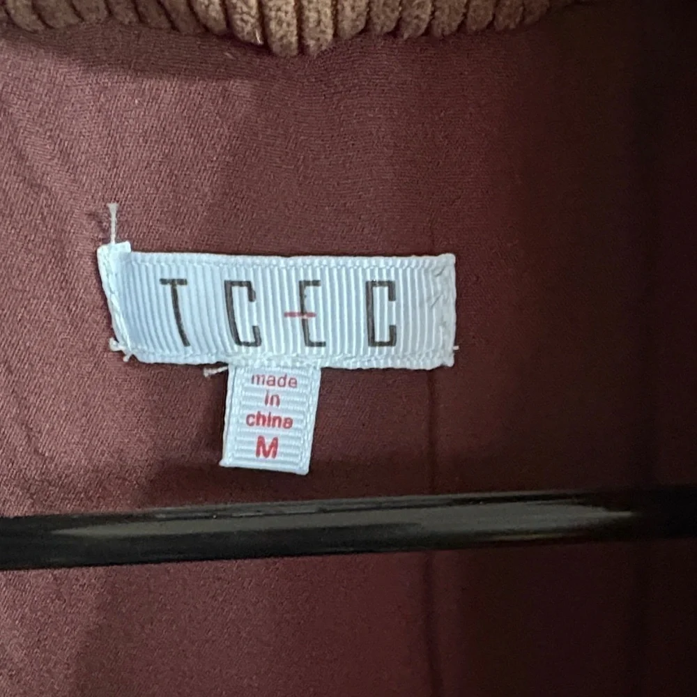 TCEC Brown Corduroy Vest